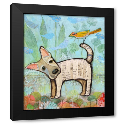 Milk and Cookie Black Modern Wood Framed Art Print with Double Matting by Verhoeven, Judy