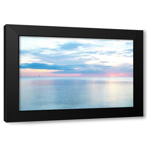 Hurricane Calm Black Modern Wood Framed Art Print by Varona, Verne