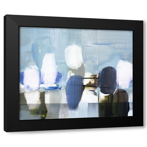 Spatial Composition 02.04.2018 Black Modern Wood Framed Art Print by Villafane, Stephane