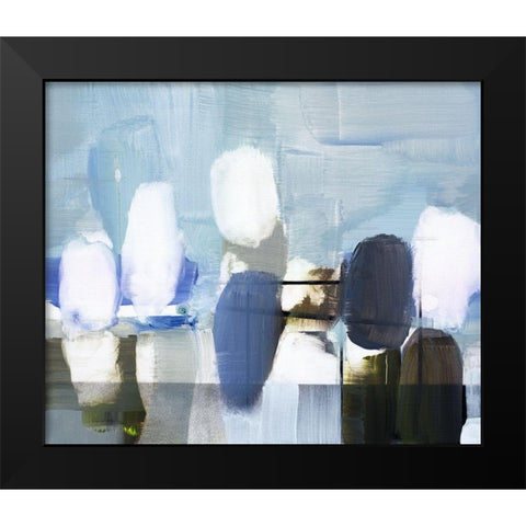 Spatial Composition 02.04.2018 Black Modern Wood Framed Art Print by Villafane, Stephane