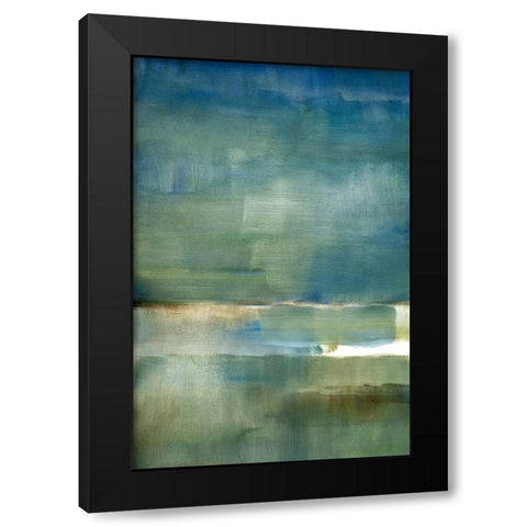 Spatial Composition 10.10.2019 Black Modern Wood Framed Art Print by Villafane, Stephane