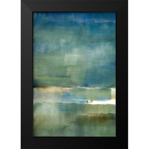Spatial Composition 10.10.2019 Black Modern Wood Framed Art Print by Villafane, Stephane