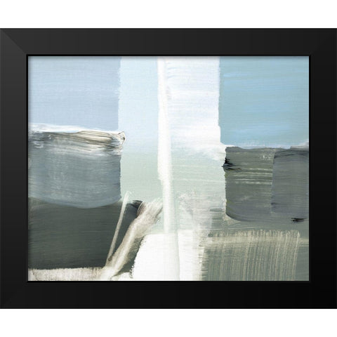 Spatial Composition 12.10.2017 Black Modern Wood Framed Art Print by Villafane, Stephane