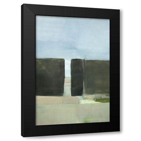 Spatial Composition 20.10.2019 Black Modern Wood Framed Art Print by Villafane, Stephane