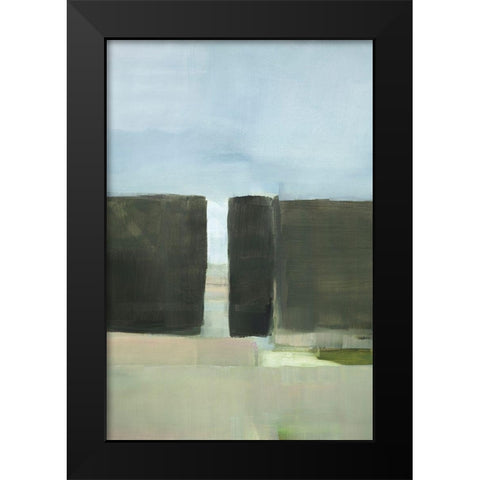 Spatial Composition 20.10.2019 Black Modern Wood Framed Art Print by Villafane, Stephane