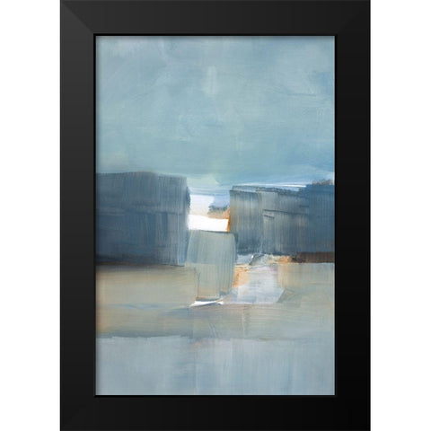 Spatial Composition 21.10.2019 Black Modern Wood Framed Art Print by Villafane, Stephane