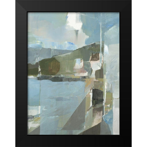 Spatial Composition 28.12.2018 Black Modern Wood Framed Art Print by Villafane, Stephane
