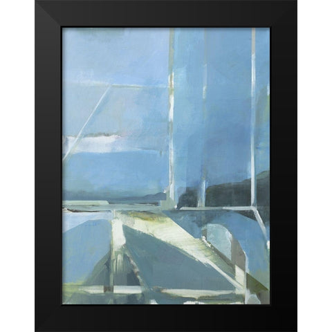 Spatial Composition 31.12.2018 Black Modern Wood Framed Art Print by Villafane, Stephane