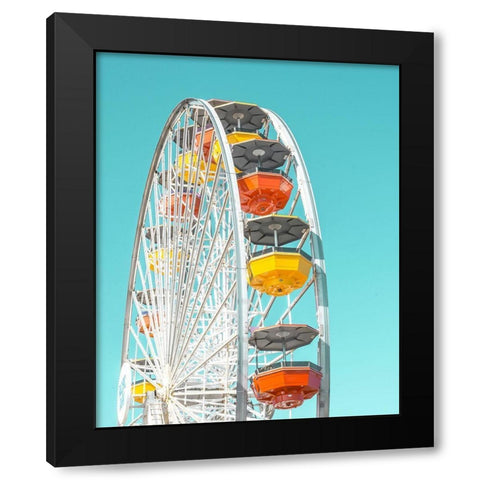 Pacific Wheel I Black Modern Wood Framed Art Print by Vargas, Carlos