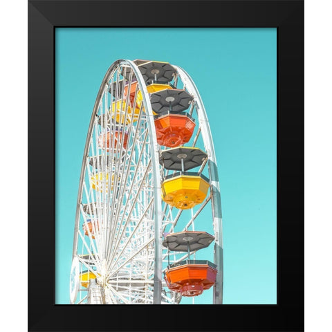Pacific Wheel I Black Modern Wood Framed Art Print by Vargas, Carlos