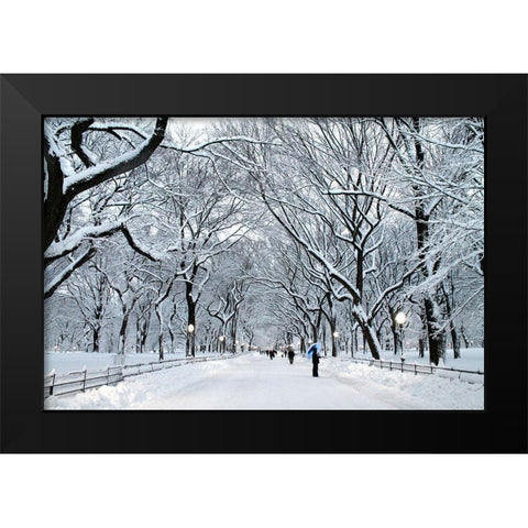 White Wonder Black Modern Wood Framed Art Print by Varona, Verne