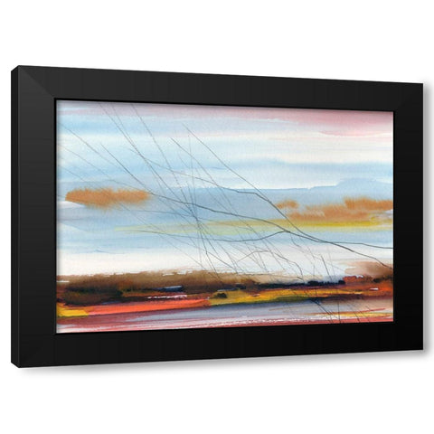 Still Air Black Modern Wood Framed Art Print by Vainio, Caryn