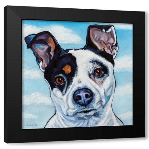 Luna Black Modern Wood Framed Art Print by Wronski, Kathryn