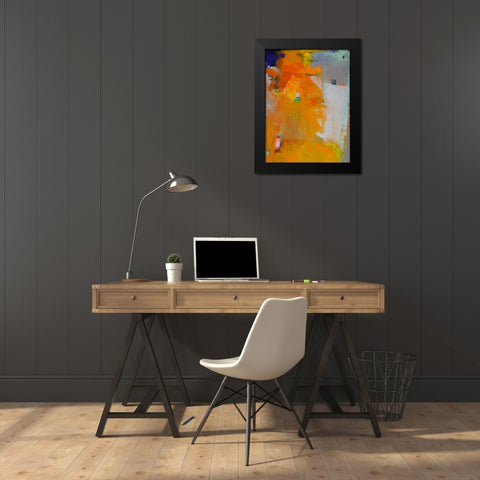 Convergence Black Modern Wood Framed Art Print by Wakefield, Martha