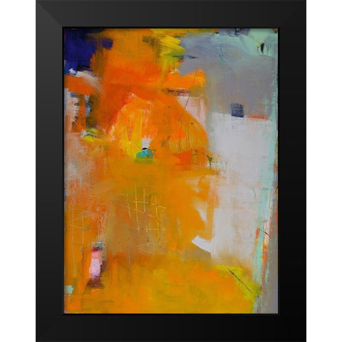 Convergence Black Modern Wood Framed Art Print by Wakefield, Martha