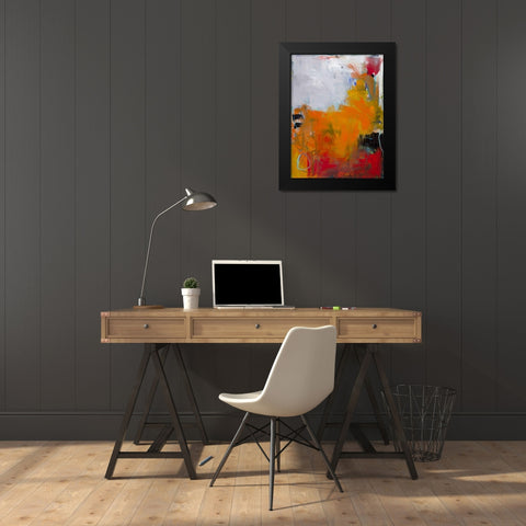 Seer Black Modern Wood Framed Art Print by Wakefield, Martha