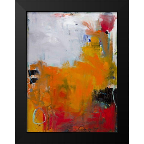 Seer Black Modern Wood Framed Art Print by Wakefield, Martha