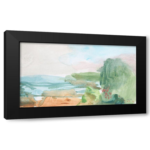 Dreamed of Joy Departed Black Modern Wood Framed Art Print with Double Matting by Weiss, Jan