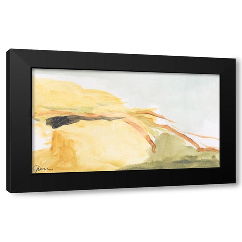 Without Expectation Black Modern Wood Framed Art Print with Double Matting by Weiss, Jan