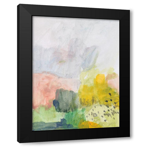 My Heart to Joy Black Modern Wood Framed Art Print with Double Matting by Weiss, Jan
