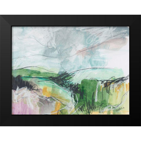 The Mystery Which Binds Black Modern Wood Framed Art Print by Weiss, Jan