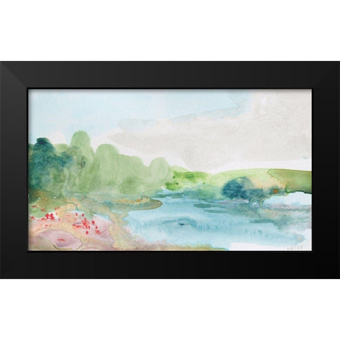 A Dream within a Dream Black Modern Wood Framed Art Print by Weiss, Jan