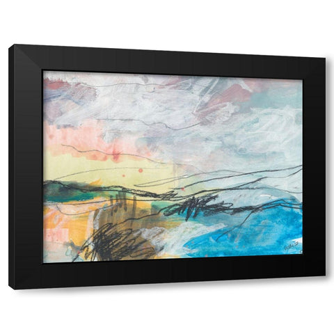 All the Night Tide Black Modern Wood Framed Art Print by Weiss, Jan