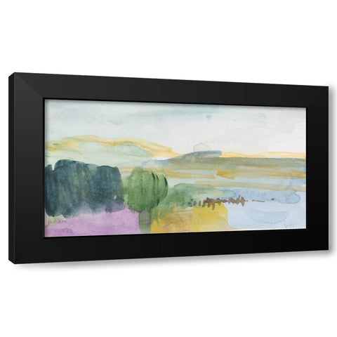 Be Still Black Modern Wood Framed Art Print with Double Matting by Weiss, Jan