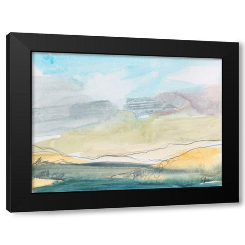 Upon My Spirit Flings Black Modern Wood Framed Art Print with Double Matting by Weiss, Jan
