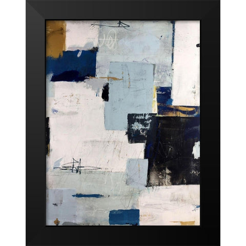 Moments in Time Black Modern Wood Framed Art Print by Weaverling, Julie
