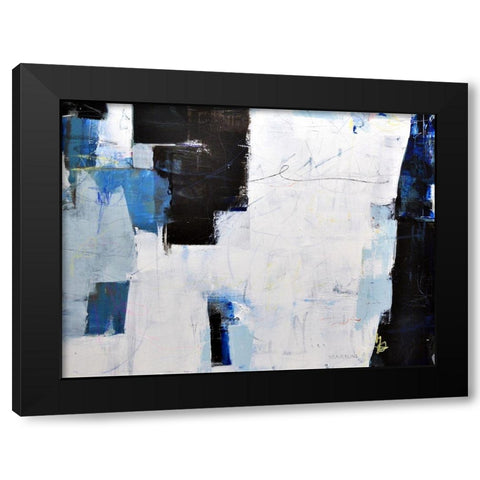 Things Like Happiness Black Modern Wood Framed Art Print with Double Matting by Weaverling, Julie