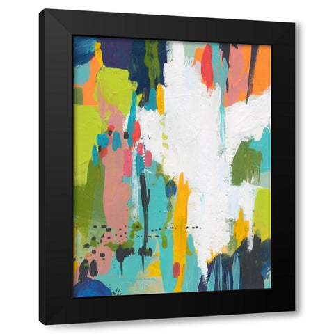 Summer Field Black Modern Wood Framed Art Print by Weiss, Jan