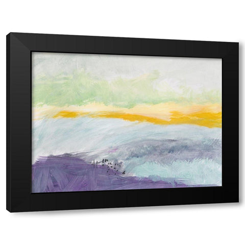Wine Country Black Modern Wood Framed Art Print by Weiss, Jan
