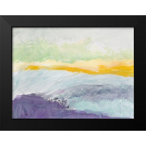 Wine Country Black Modern Wood Framed Art Print by Weiss, Jan