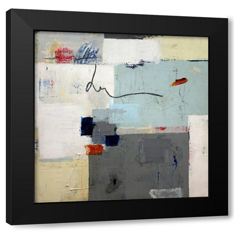 Happiness Unfolding Black Modern Wood Framed Art Print by Weaverling, Julie
