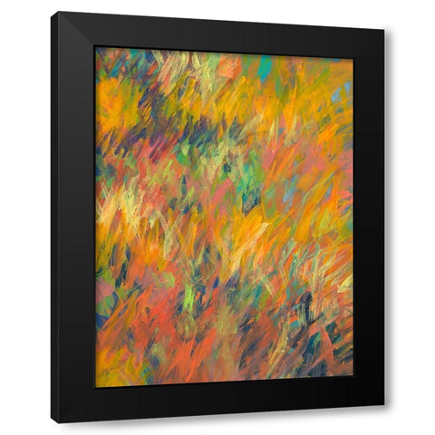 In My Meadow Black Modern Wood Framed Art Print with Double Matting by Weiss, Jan