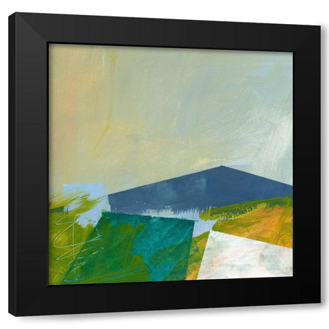 Vaguely Familiar Black Modern Wood Framed Art Print by Weiss, Jan