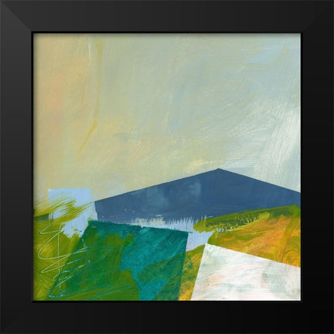 Vaguely Familiar Black Modern Wood Framed Art Print by Weiss, Jan