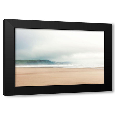 White Oceans 10 Black Modern Wood Framed Art Print by Winstanley, Ian