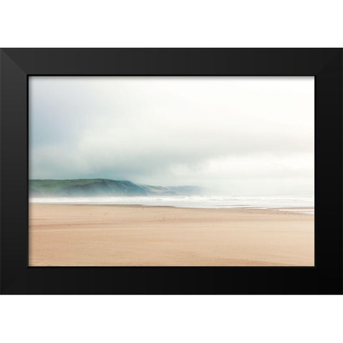 White Oceans 10 Black Modern Wood Framed Art Print by Winstanley, Ian