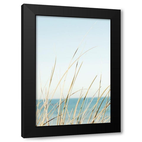 White Oceans 67 Black Modern Wood Framed Art Print by Winstanley, Ian