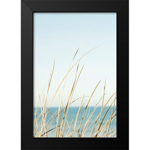 White Oceans 67 Black Modern Wood Framed Art Print by Winstanley, Ian