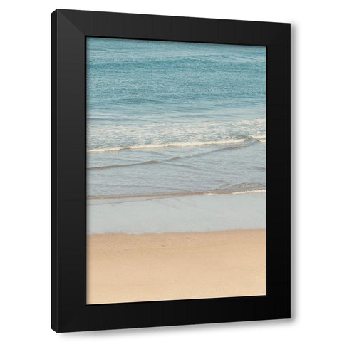 White Oceans 59 Black Modern Wood Framed Art Print with Double Matting by Winstanley, Ian
