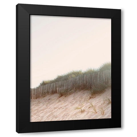 White Oceans 55 Black Modern Wood Framed Art Print by Winstanley, Ian