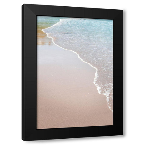 White Oceans 51 Black Modern Wood Framed Art Print by Winstanley, Ian