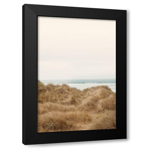 White Oceans 47 Black Modern Wood Framed Art Print by Winstanley, Ian
