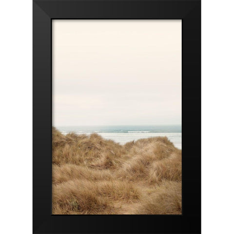 White Oceans 47 Black Modern Wood Framed Art Print by Winstanley, Ian