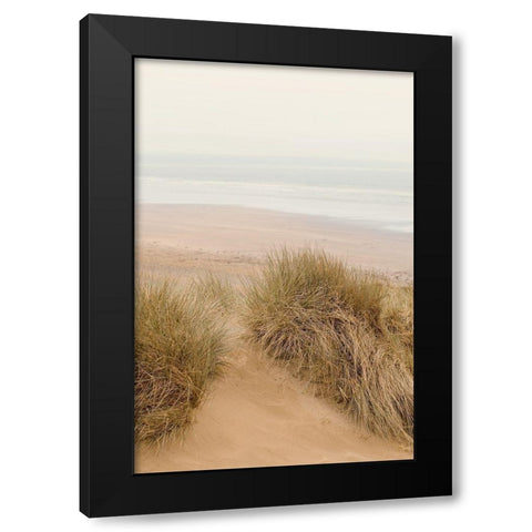 White Oceans 31 Black Modern Wood Framed Art Print by Winstanley, Ian