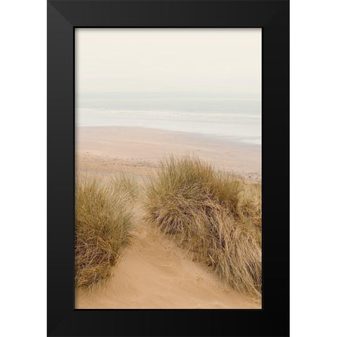 White Oceans 31 Black Modern Wood Framed Art Print by Winstanley, Ian