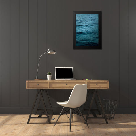 Ocean 15 Black Modern Wood Framed Art Print by Winstanley, Ian